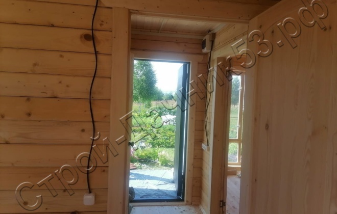 5 Брусовой дом ОД-16, 6х7м, 42М², Тульская область, Заокский район, коттеджный поселок «Покровское Южное» (1)